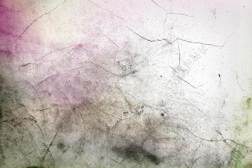 建筑老旧发霉的白色墙背景图片