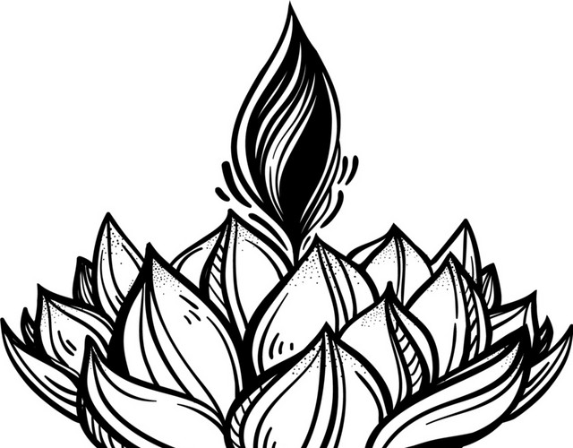 莲花矢量素材