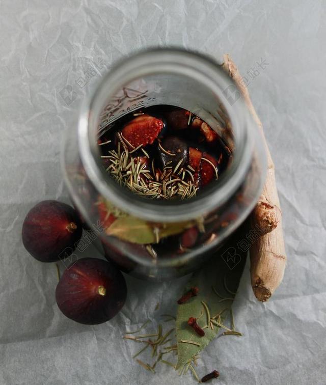 营销销售无花果茶品背景图片