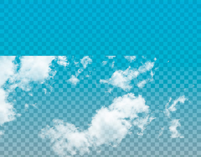 天空白云免抠PNG素材