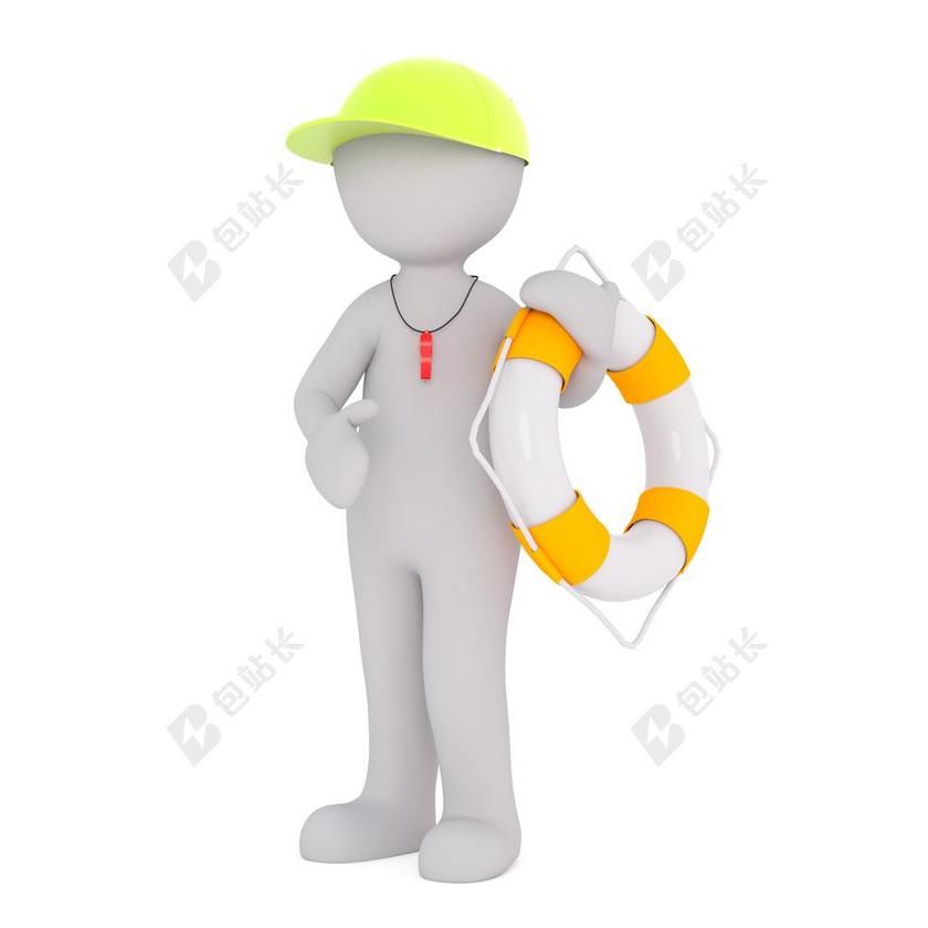 白人男性 3D模型 孤立 3D 模型 全身 白 免费图像