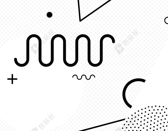 孟菲斯风格创意背景素材