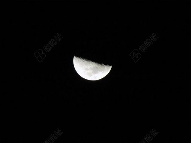 月亮 夜 性质 在晚上 满月 黑色和白色 黑色背景 火山口