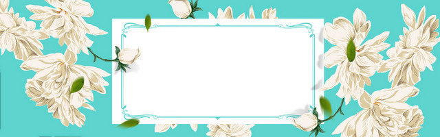 清新花朵BANNER