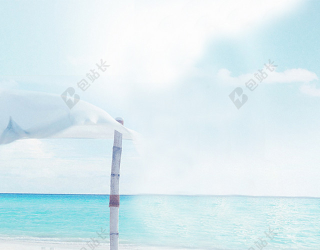 缤纷夏日清爽背景