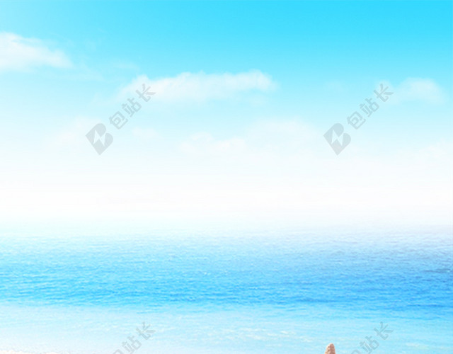 缤纷夏日清爽背景