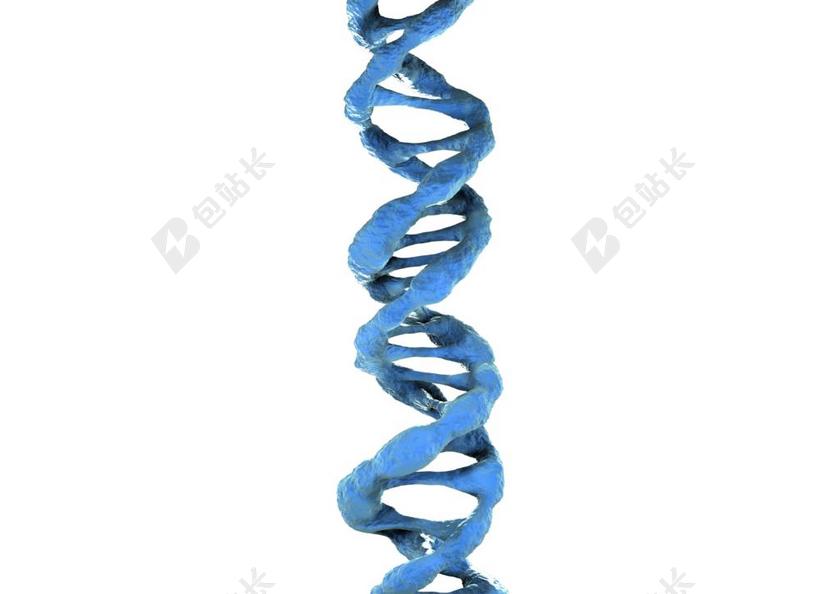 医学医疗3D蓝色DNA医学素材图片