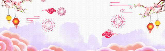 中国风新春创意BANNER海报背景
