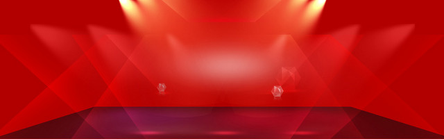 红色绚丽背景 灯光 双十一 双十二 BANNER