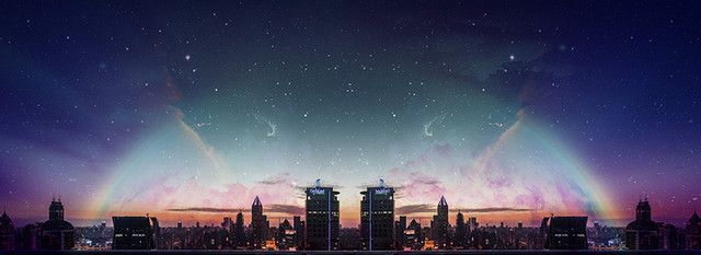 房地产大气紫色海报背景