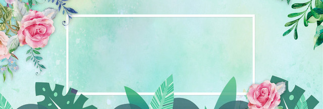 夏日上新文艺小清新蓝色BANNER