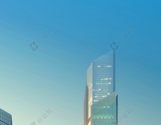 城市摩天大楼等效果图背景素材