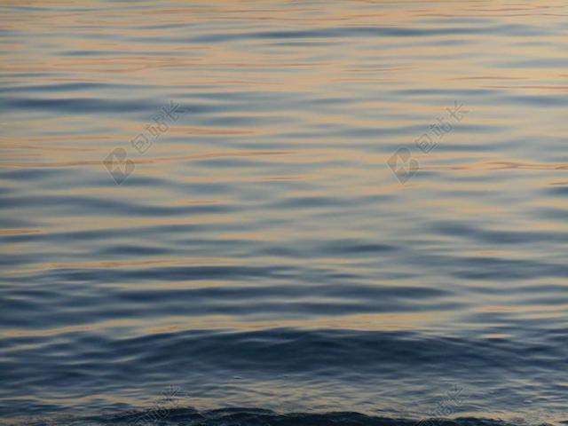 水面 海平面 背景 晚上 一个安静的