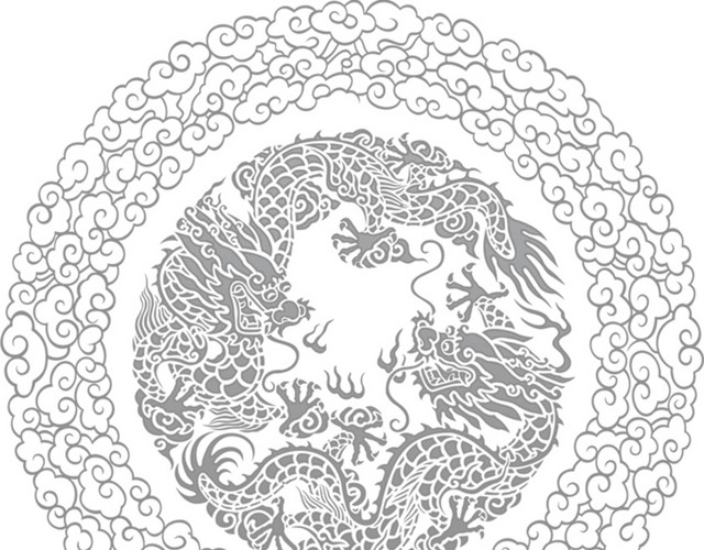 手绘卡通印花素材