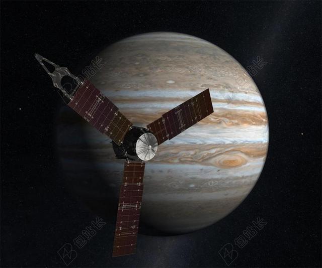 黑色艺术浪漫天体探测器土星宇宙背景图片