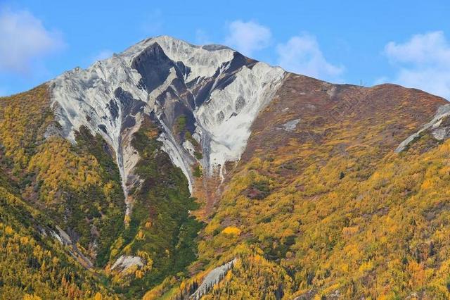 自然壮美蓝天下山峰自然山野背景图片