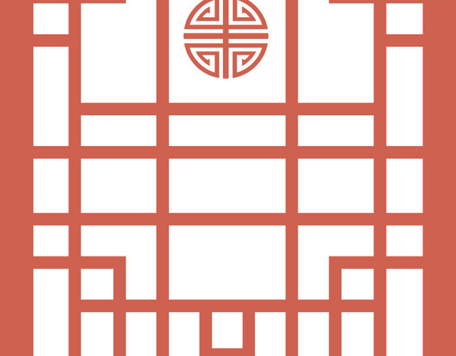 手绘卡通窗花花边边框素材