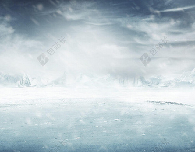 冰雪风景背景图