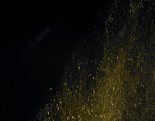 金色黄金黑色背景飘扬典当H5背景