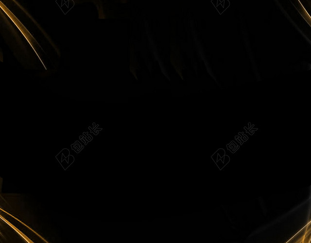 金色炫彩条纹H5背景