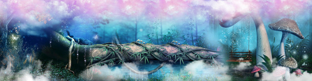 森林唯美BANNER背景