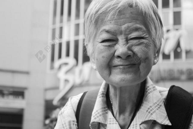 公民 微笑 人 那位老太太 亚洲