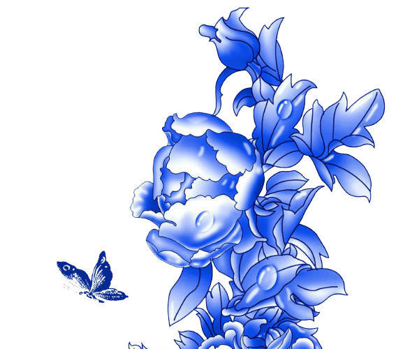 青花瓷花纹
