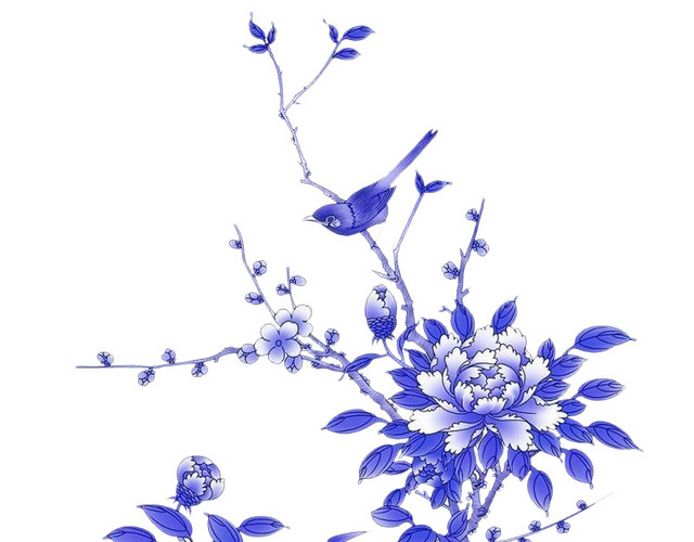 中国风花朵