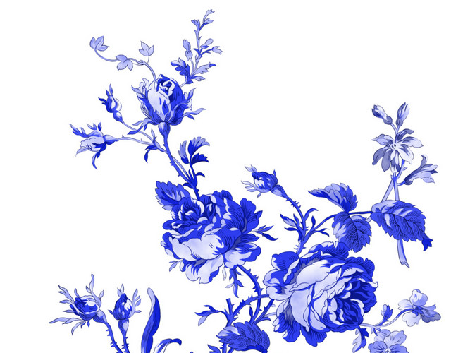 青花瓷花纹