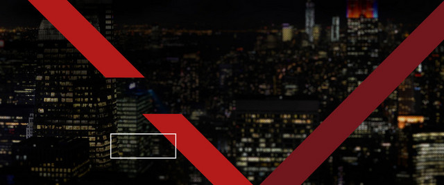 都市夜景几何线条摄影海报BANNER