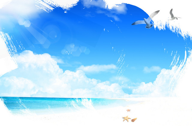 天空蓝天