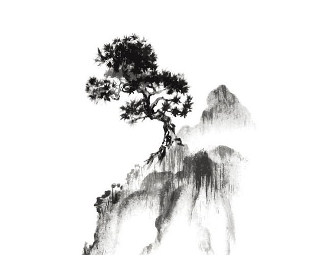 水墨画