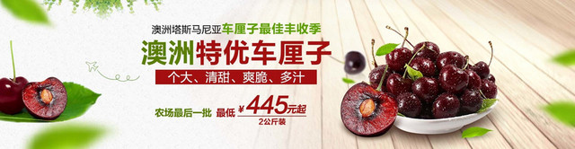 水果车厘子BANNER