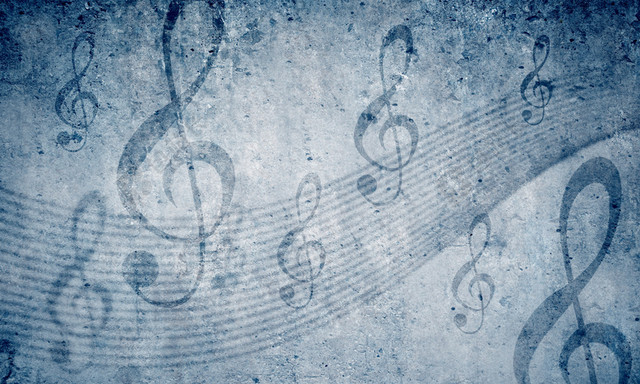 高音谱号背景