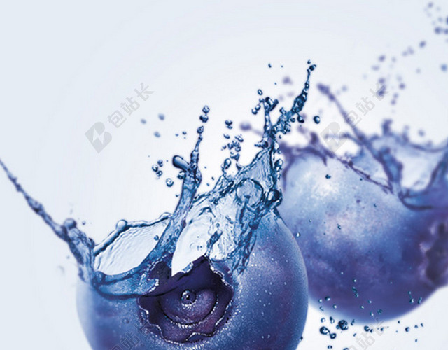 天然清新水果背景图
