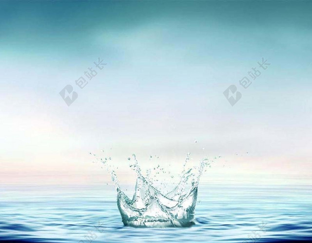 高清水花背景