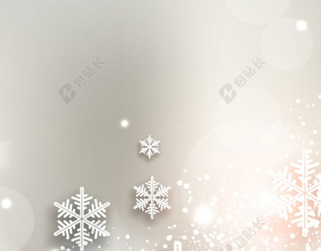 雪花圣诞冬天壁纸背景