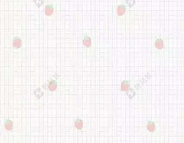 小清新背景草莓背景格子背景H5背景