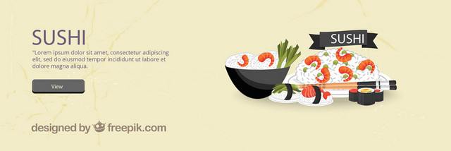 寿司食物BANNER