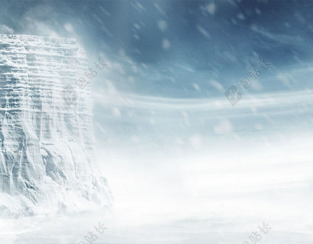 冰雪风景背景图