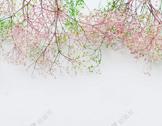 小碎花背景H5背景
