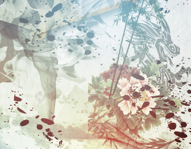 中国风教师节H5背景