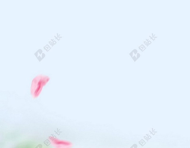 小清新桃花背景素材H5背景