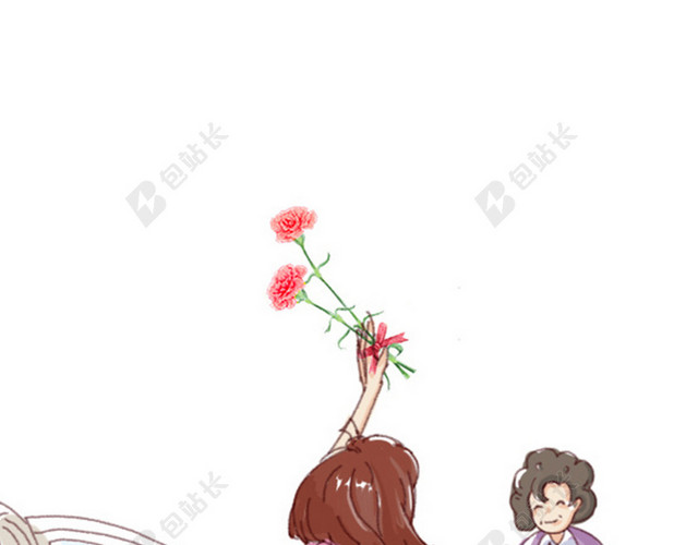 回家送妈妈的礼物H5背景素材