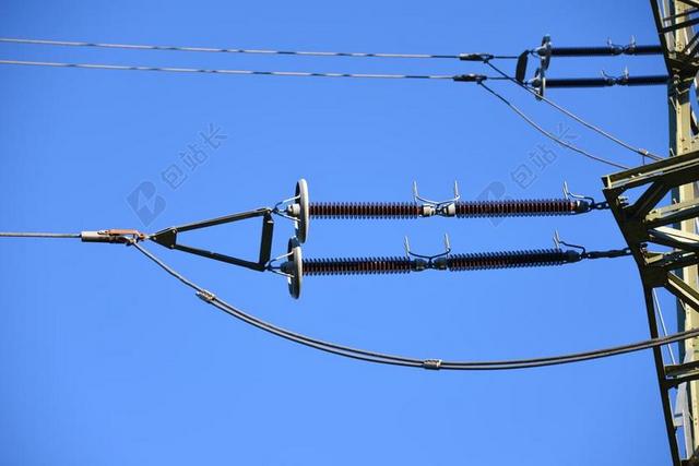 当前 STROMMAST 电源线 电力 能源 电杆 塔 电源