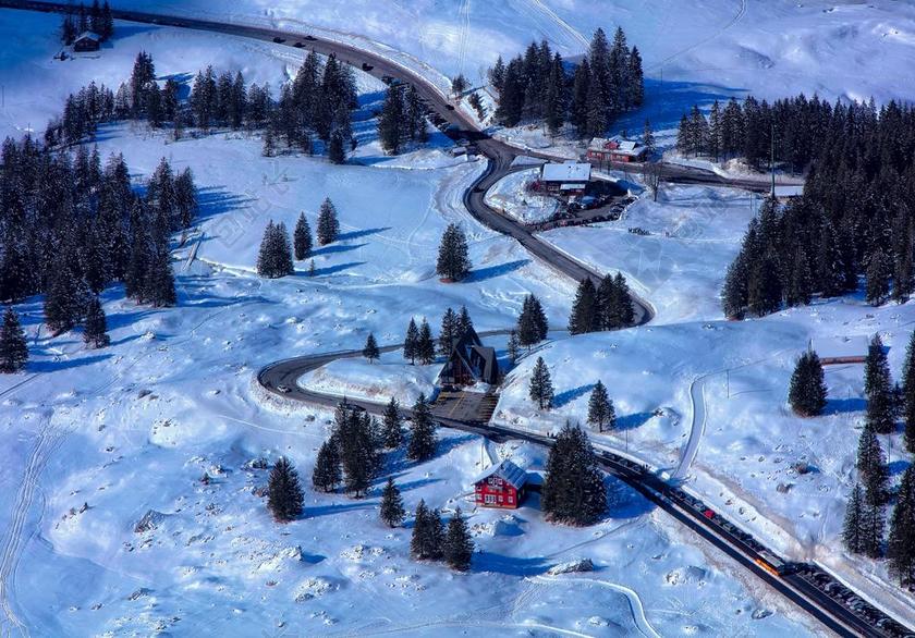 瑞士 景观 树 自然 户外 路 房子 安老院 空气 查看