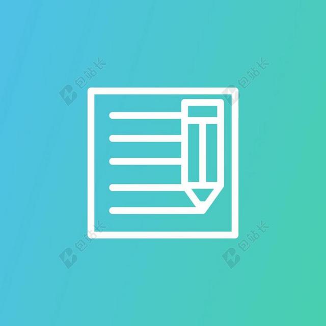 写 博主 消息 图标 向量 作家 办公桌 家庭作业 学生