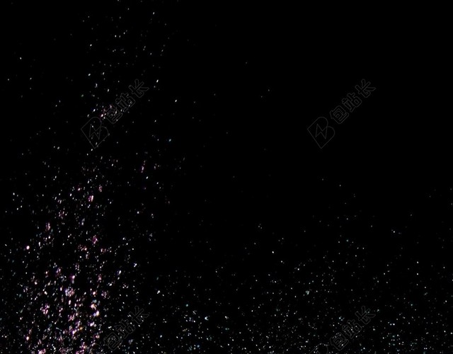 彩色水花黑色H5背景素材