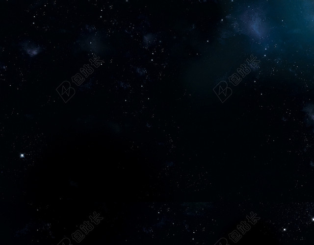 黑色炫酷城市星空背景