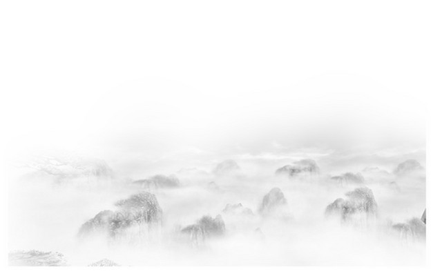 中国风山水水墨